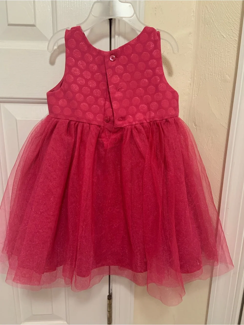 Cherokee Hot Pink Tulle Bow Party Dress